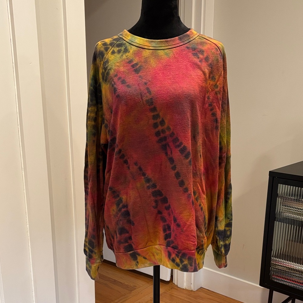 Aviator Nation Multicolor Tie-Dye Sweatshirt